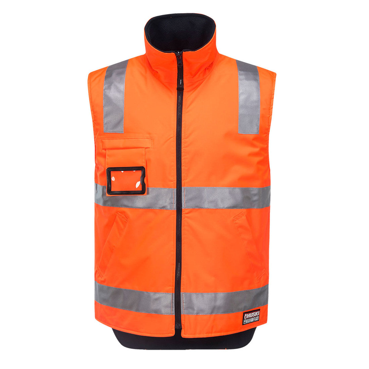 K8132 - Huski Reversible Polar Fleece Traffic Vest