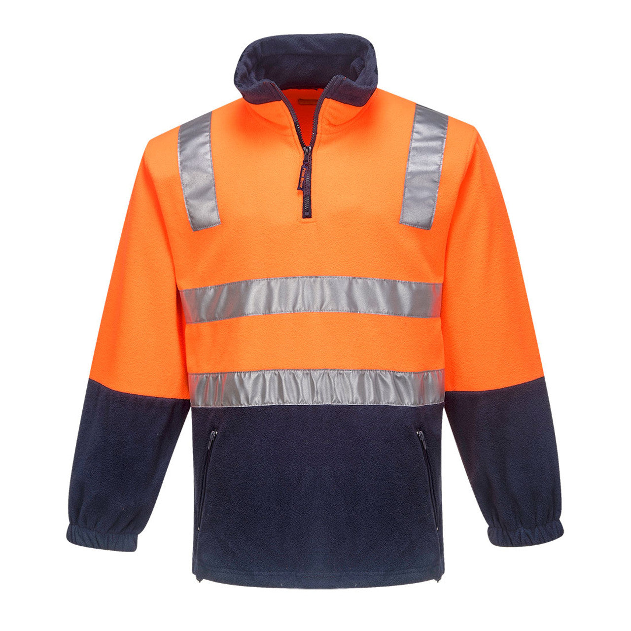 MF215 - Hi-Vis Contrast 1/4 Zip Polar Fleece