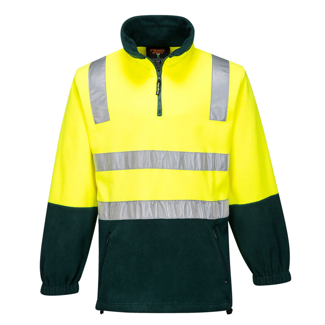 MF215 - Hi-Vis Contrast 1/4 Zip Polar Fleece