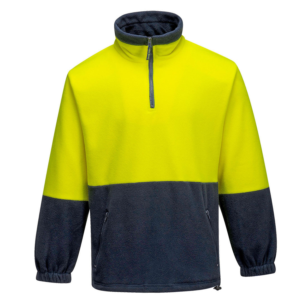 MF115 - Hi-Vis Contrast 1/4 Zip Class D Polar Fleece