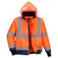 MJ464 - Hi-Vis Essential 2-in-1 Bomber Jacket with tape