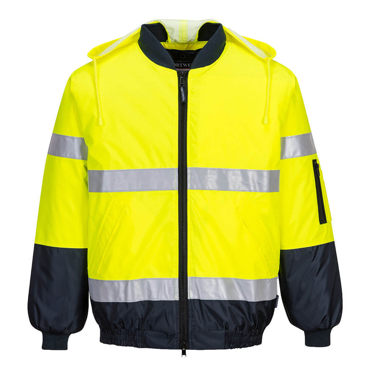 MJ504 - Hi-Vis Bomber Jacket with Tape