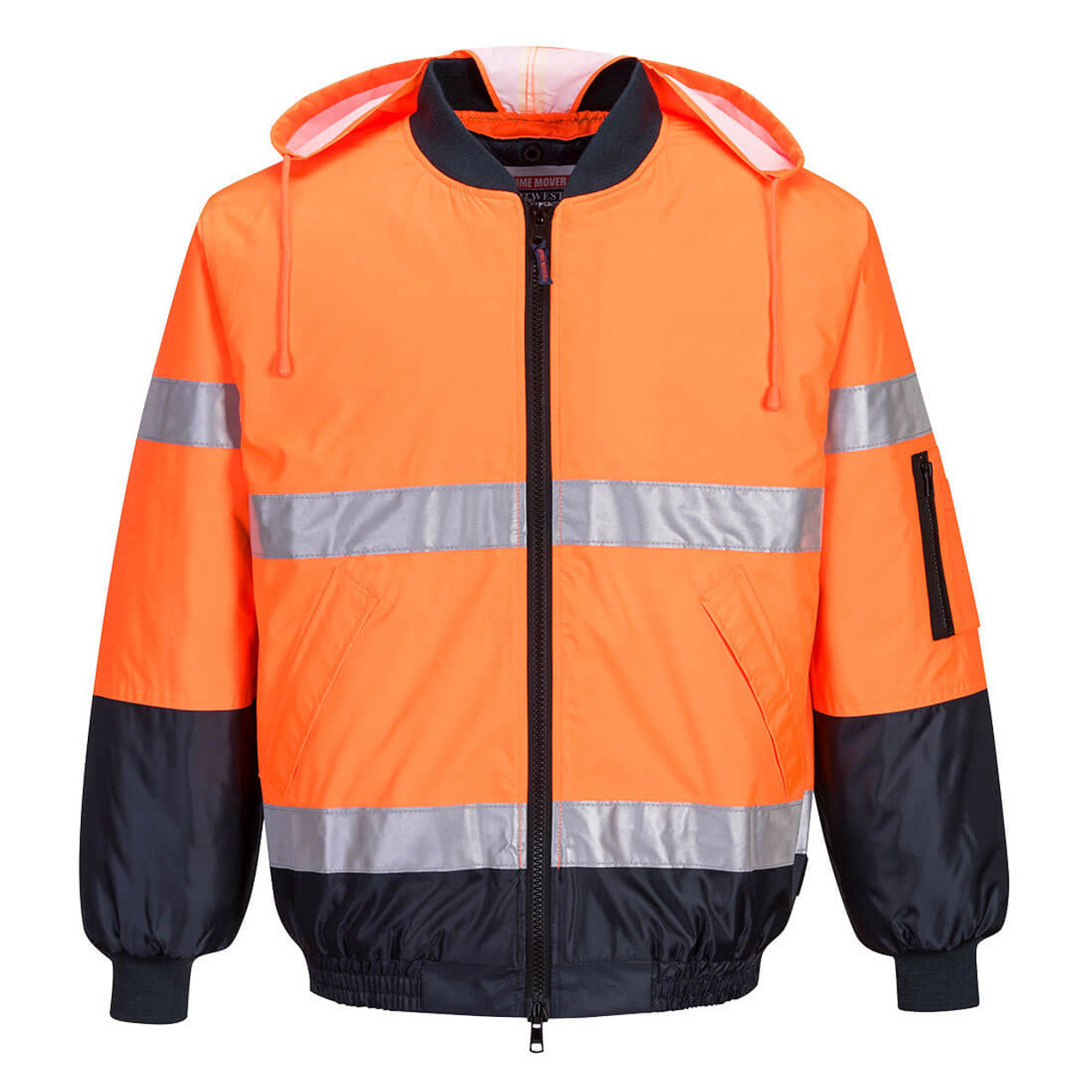 MJ504 - Hi-Vis Bomber Jacket with Tape