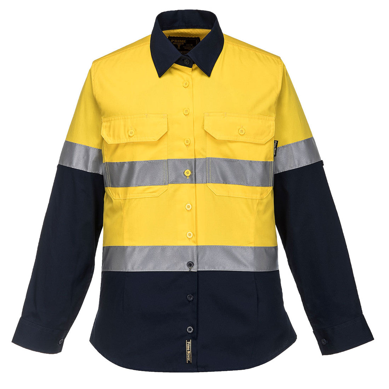 ML808 - Women's 2 Tone Lightweight Long Sleeve Shirt with Tape