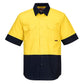 MS902 - Hi-Vis Two Tone Regular Weight Short Sleeve Shirt