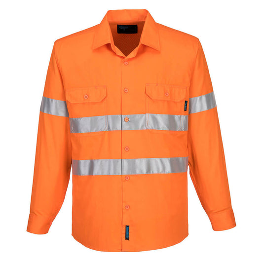 MA301 - Hi-Vis Lightweight Long Sleeve Shirt with Tape
