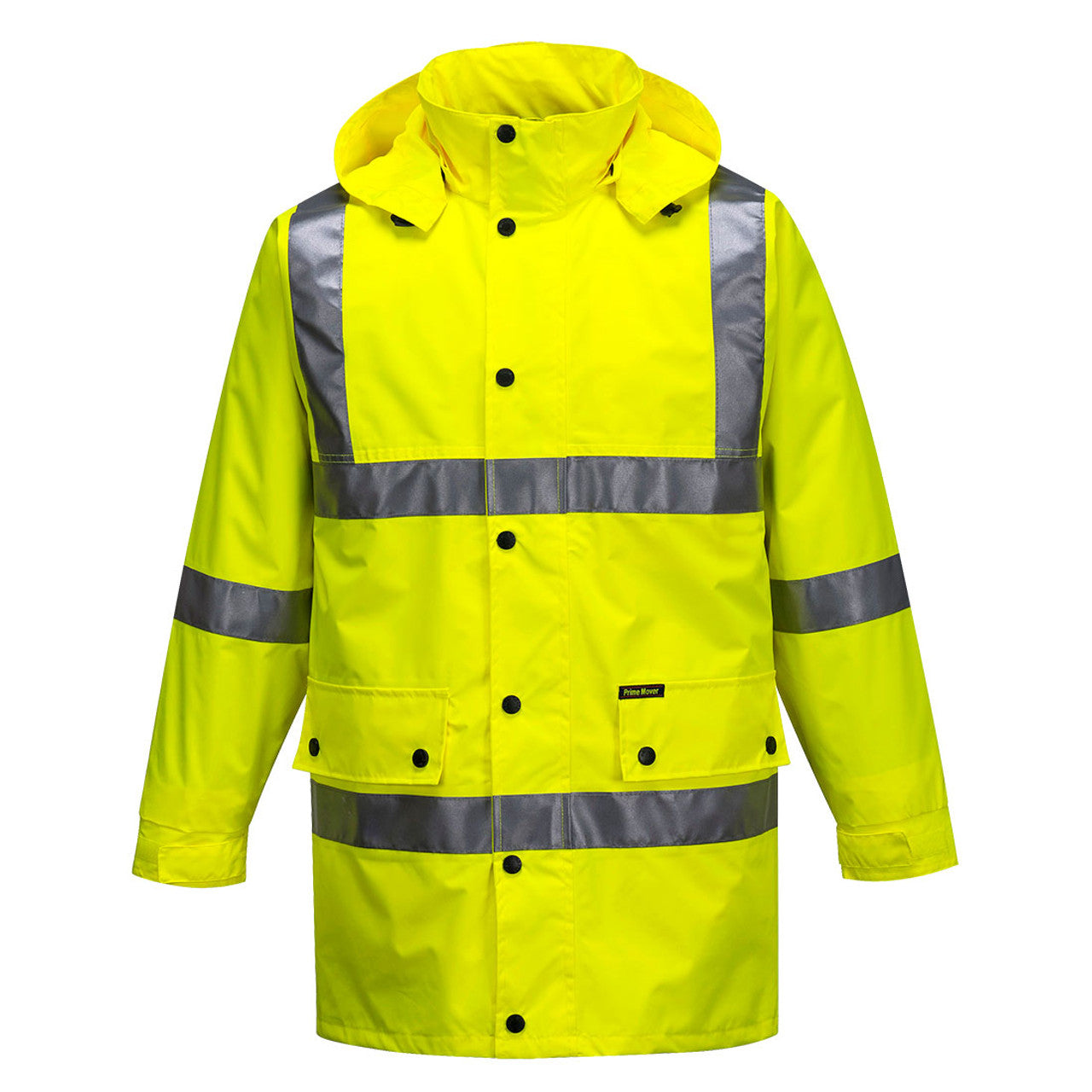 MF306 - Argyle Full Hi-Vis Rain Jacket with Tape