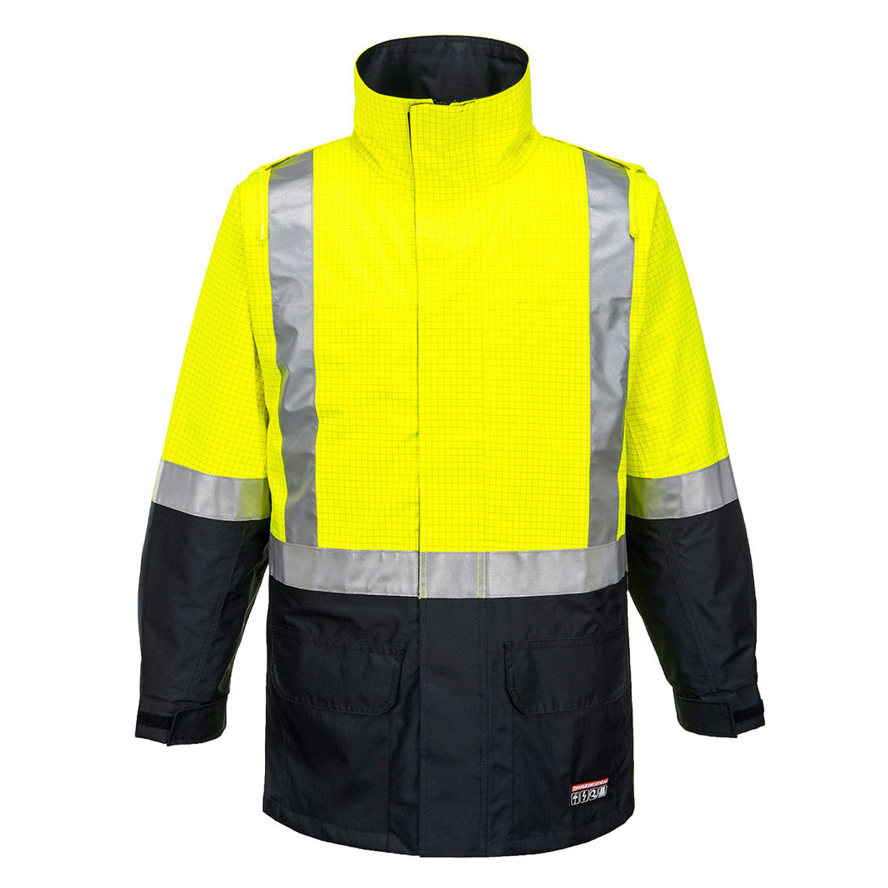 K8005 - Huski Amp Hi-Vis Contrast Rain Jacket