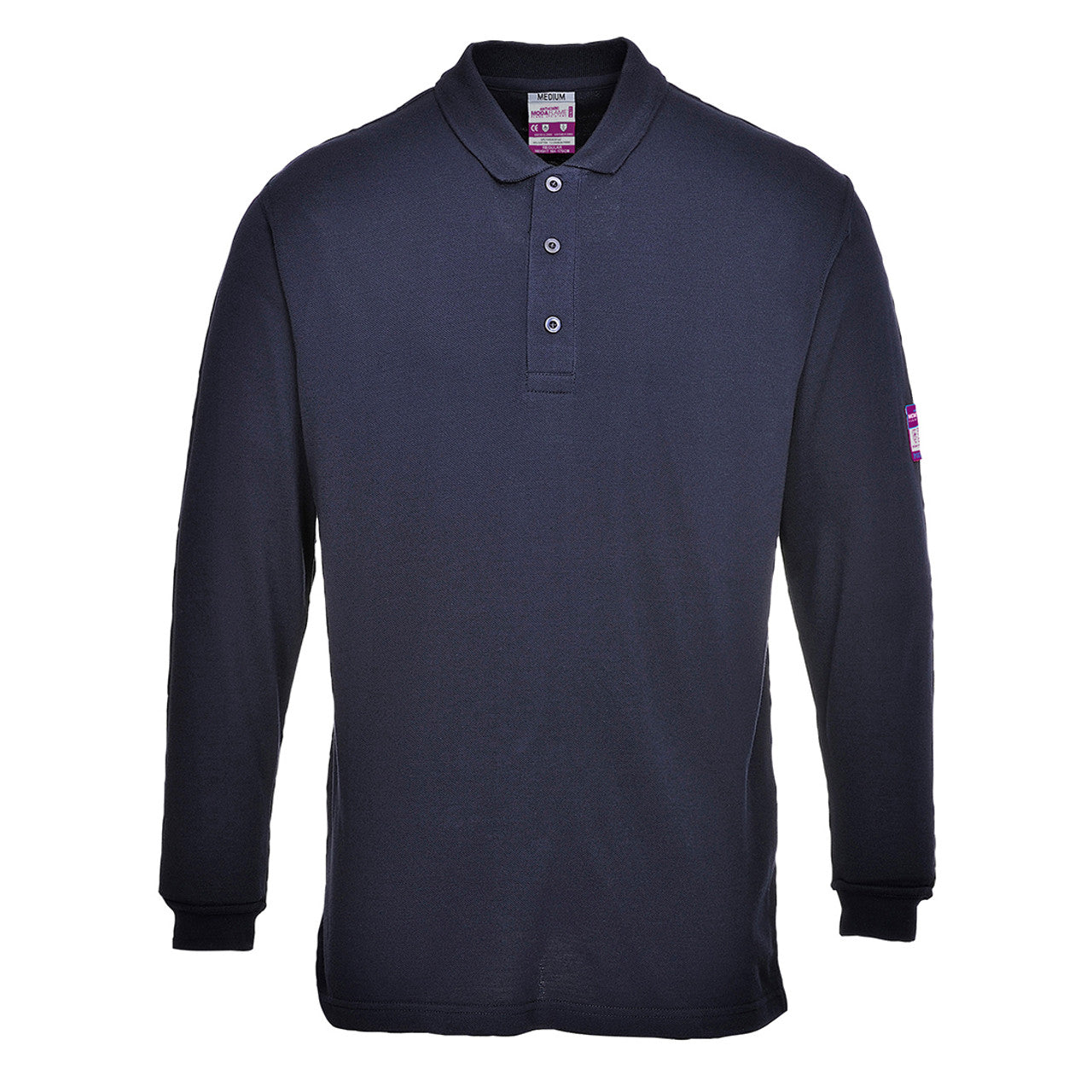 FR10 - Modaflame FR Anti-Static Long Sleeve Polo Shirt