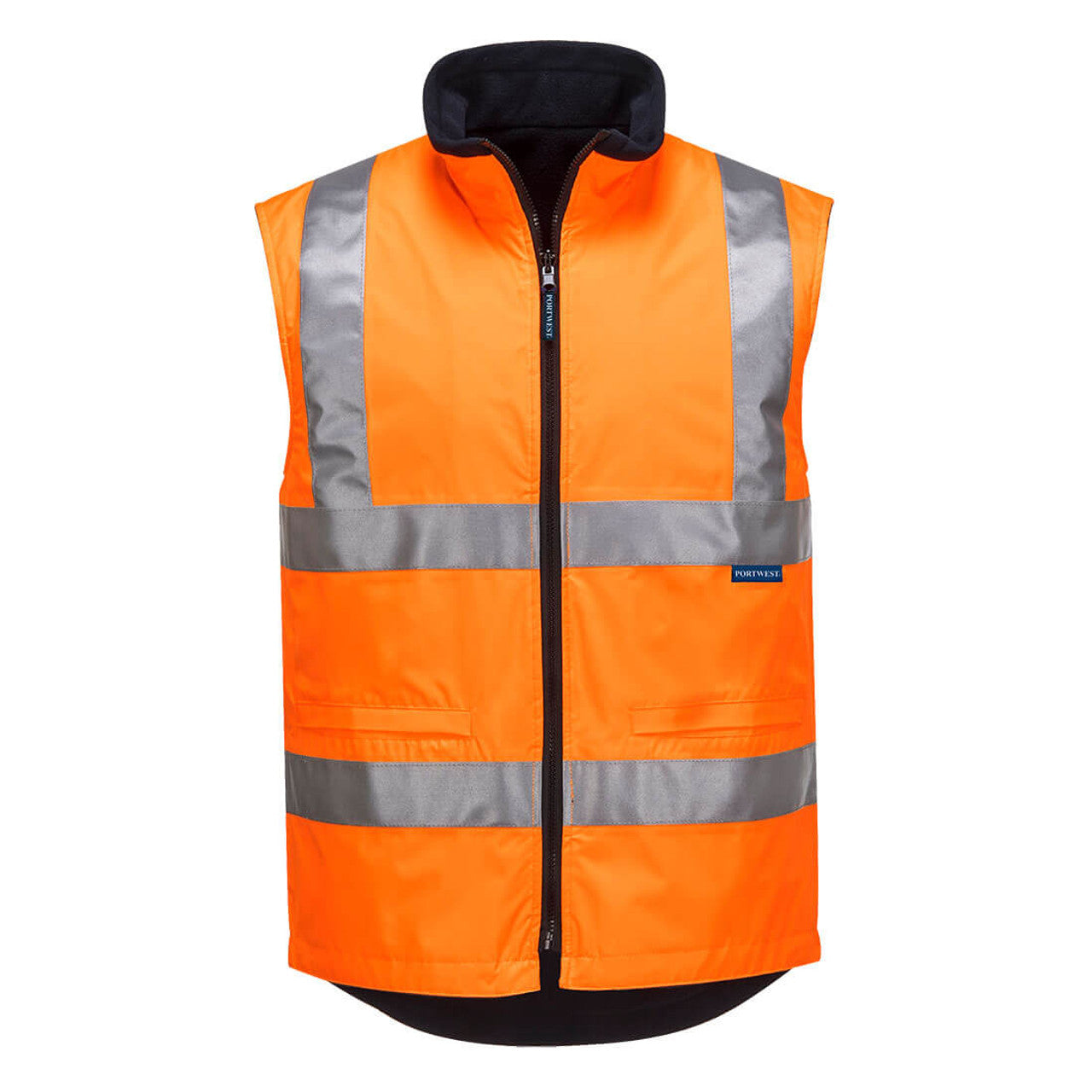 MV214 - Polar Fleece Reversible Vest