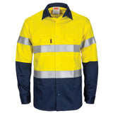 DNC Paton Saint Flame Retardant 2 Tone Cotton Shirt with 3M F/R Tape - L/S 3409