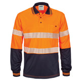 DNC HIVIS Segment Taped Mircomesh Polo - Long Sleeve 3513