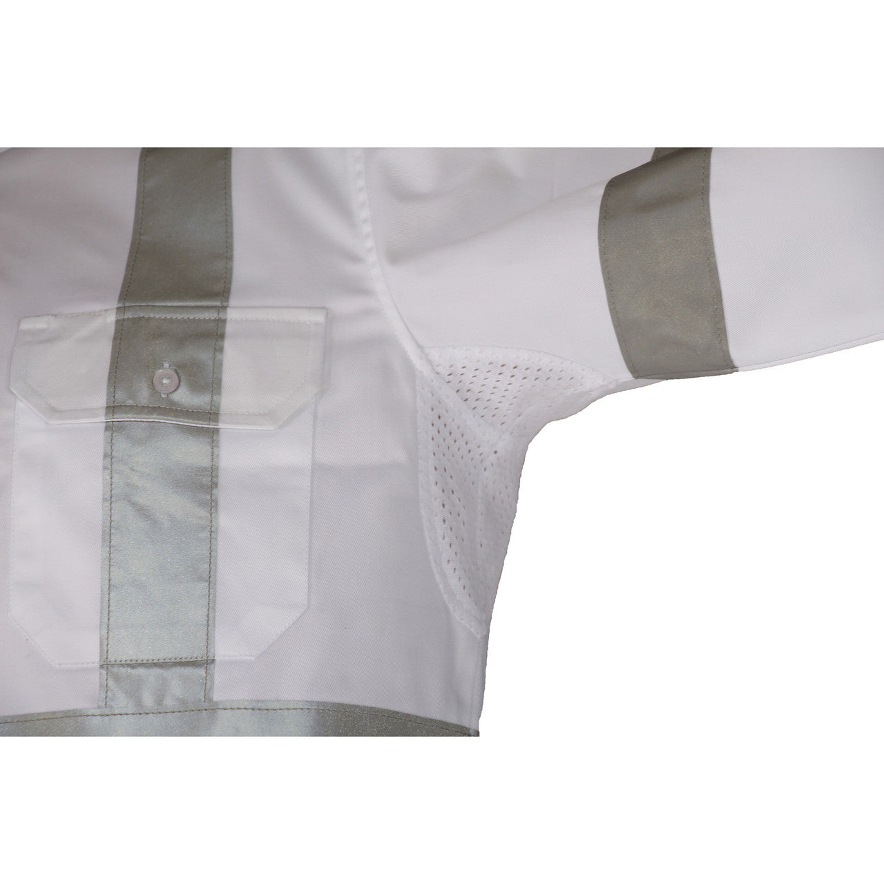 DNC RTA NIGHT WORKER WHITE SHIRT WITH CSR R/TAPE