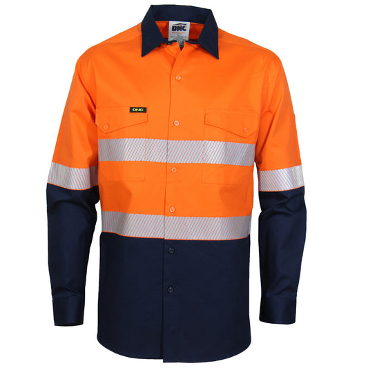 DNC HiVis 2 Tone Segment Taped Coolight Shirt 3648