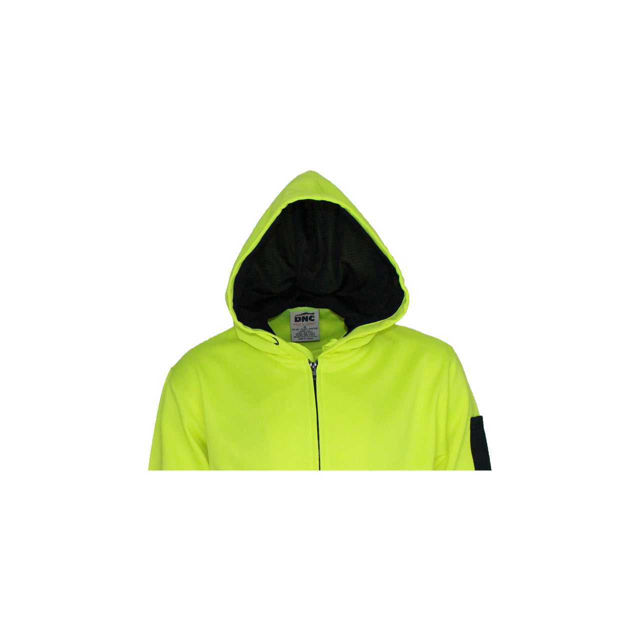 DNC Hivis 2 tone full zip super fleecy hoodie 3722