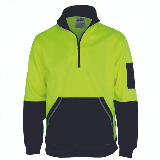 DNC HiVis 1/2 Zip Super Fleecy 3724