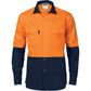 DNC HiVis Two Tone Drill Shirt with Press Studs 3838
