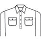 DNC HiVis Close Front Cotton Drill Shirt with 3M R/Tape 3848