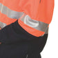 DNC HiVis Two Tone Cotton Fleecy Sweat Shirt V-Neck 3922