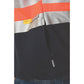 DNC HiVis Two Tone 1/2 Zip Cotton Fleecy Windcheater with 3M R/Tape 3925