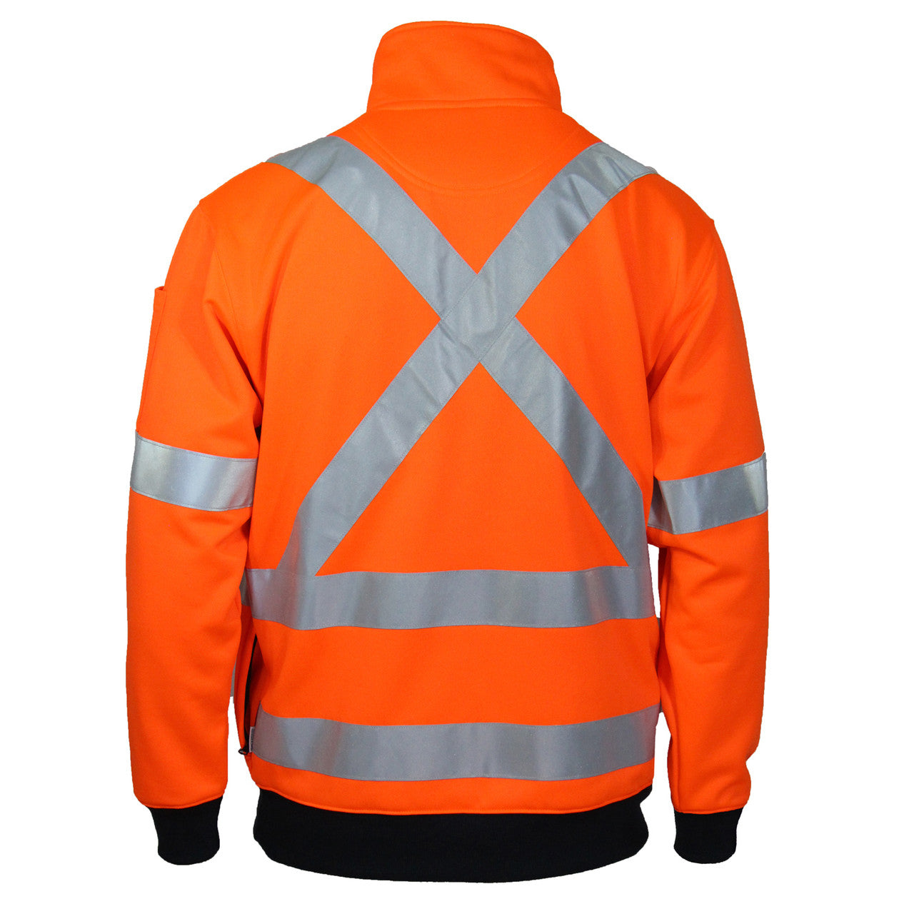 DNC Hi-vis 1/2 Zip X Back Fleecy Jumper 3933