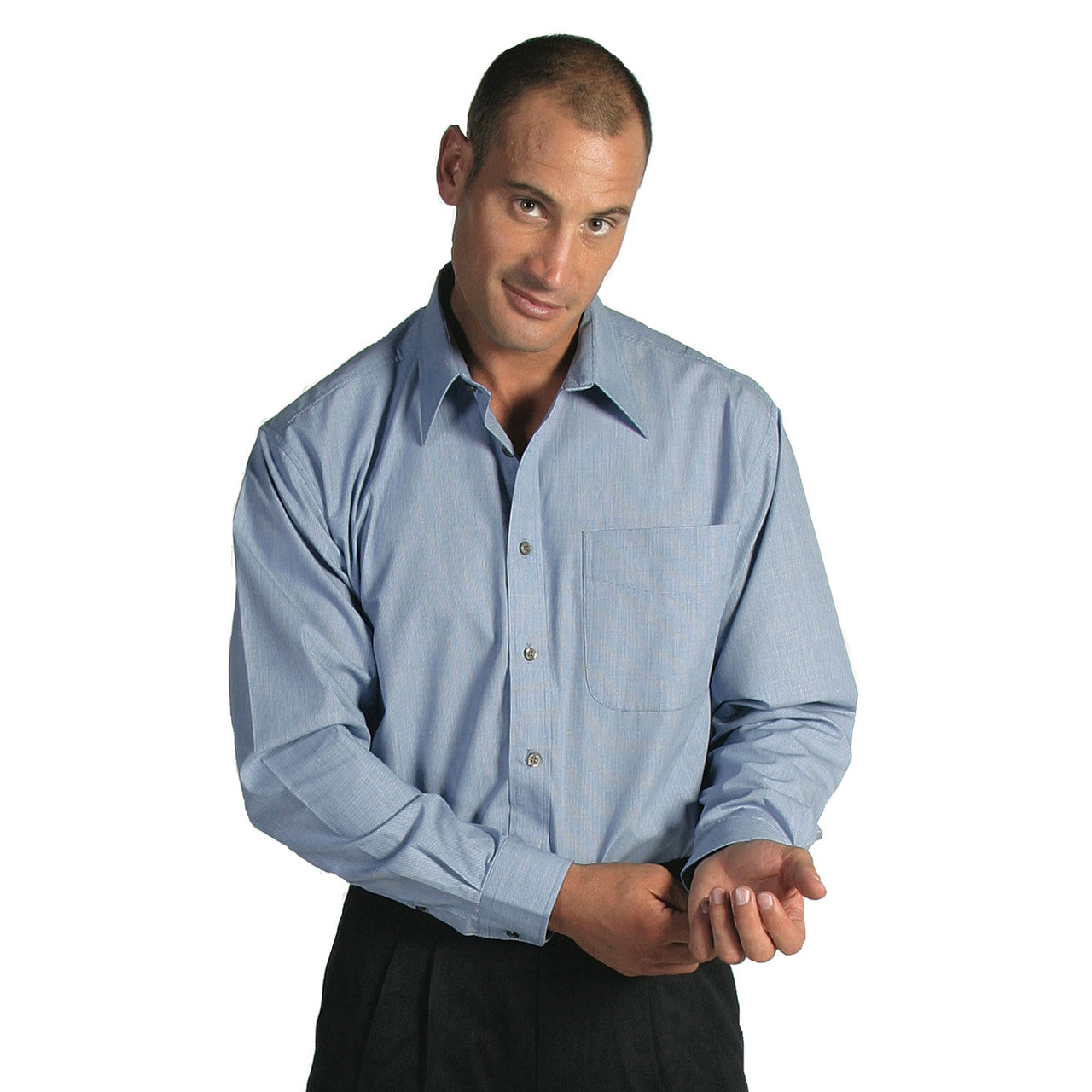 DNC Classic Mini (Check) Houndstooth B.Shirt - Long sleeve 4172