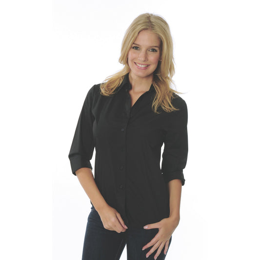 DNC Ladies Polyester Cotton Shirt - 3/4 Sleeve 4203