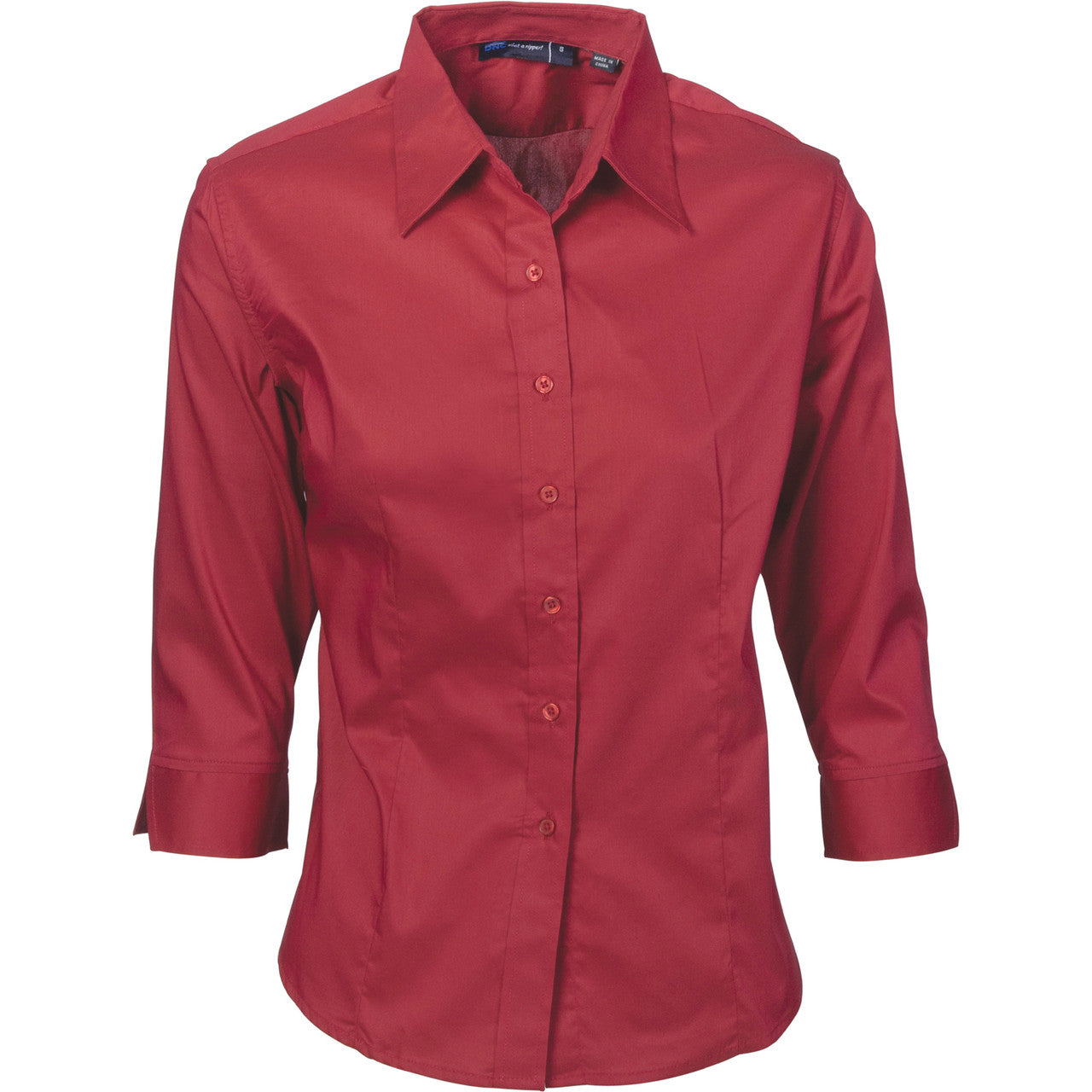 DNC Ladies Premier Stretch Poplin Business Shirts - 3/4 Sleeve 4232