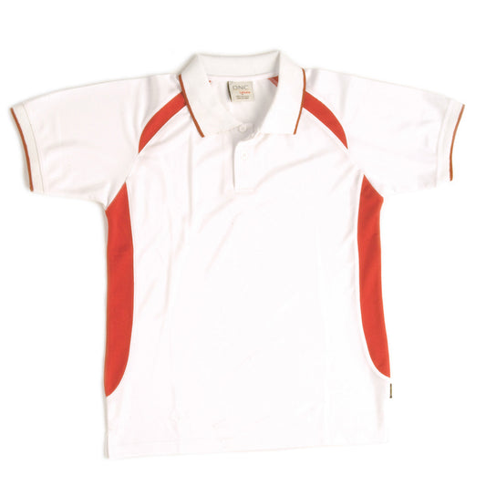 DNC Adults Air Flow Contrast Raglan Mesh Polo 5262