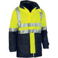 DNC 4 in 1 HiVis Two Tone Breathable Jacket with Vest and 3M R/Tape 3864