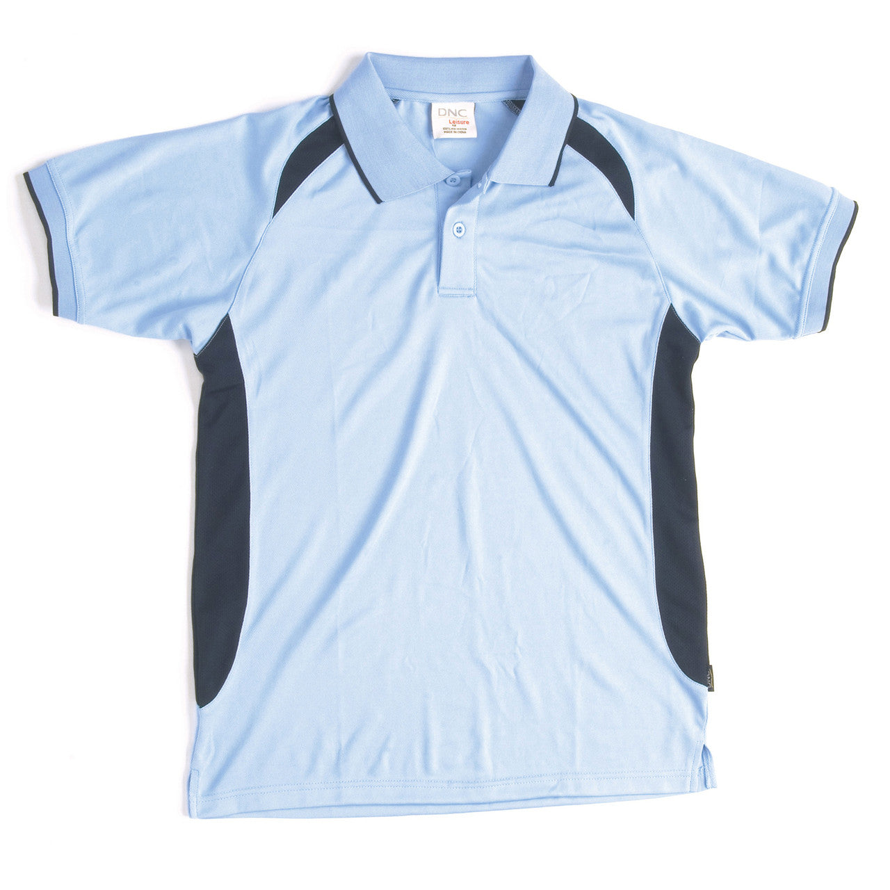 DNC Adults Air Flow Contrast Raglan Mesh Polo 5262