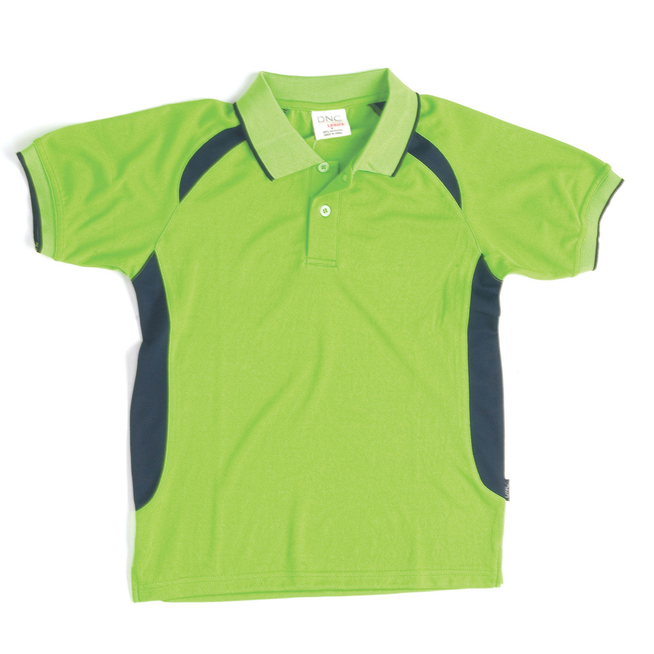 DNC Adults Air Flow Contrast Raglan Mesh Polo 5262
