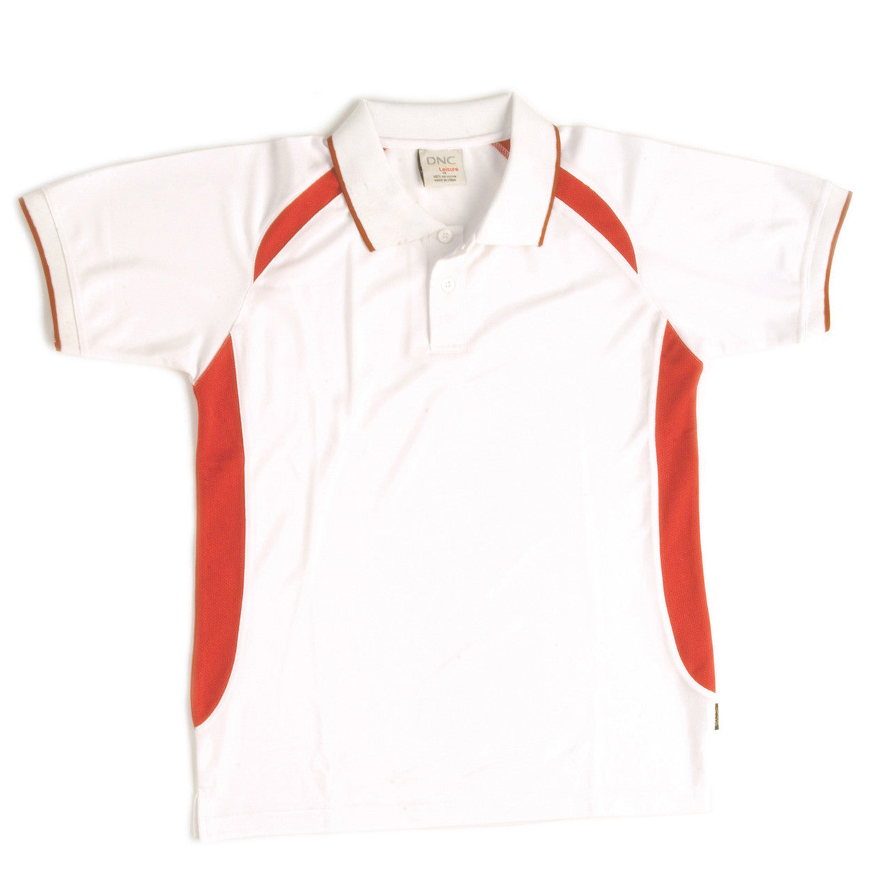 DNC Adults Air Flow Contrast Raglan Mesh Polo 5262