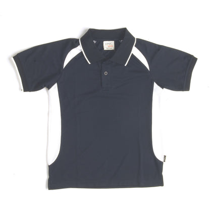 DNC Adults Air Flow Contrast Raglan Mesh Polo 5262