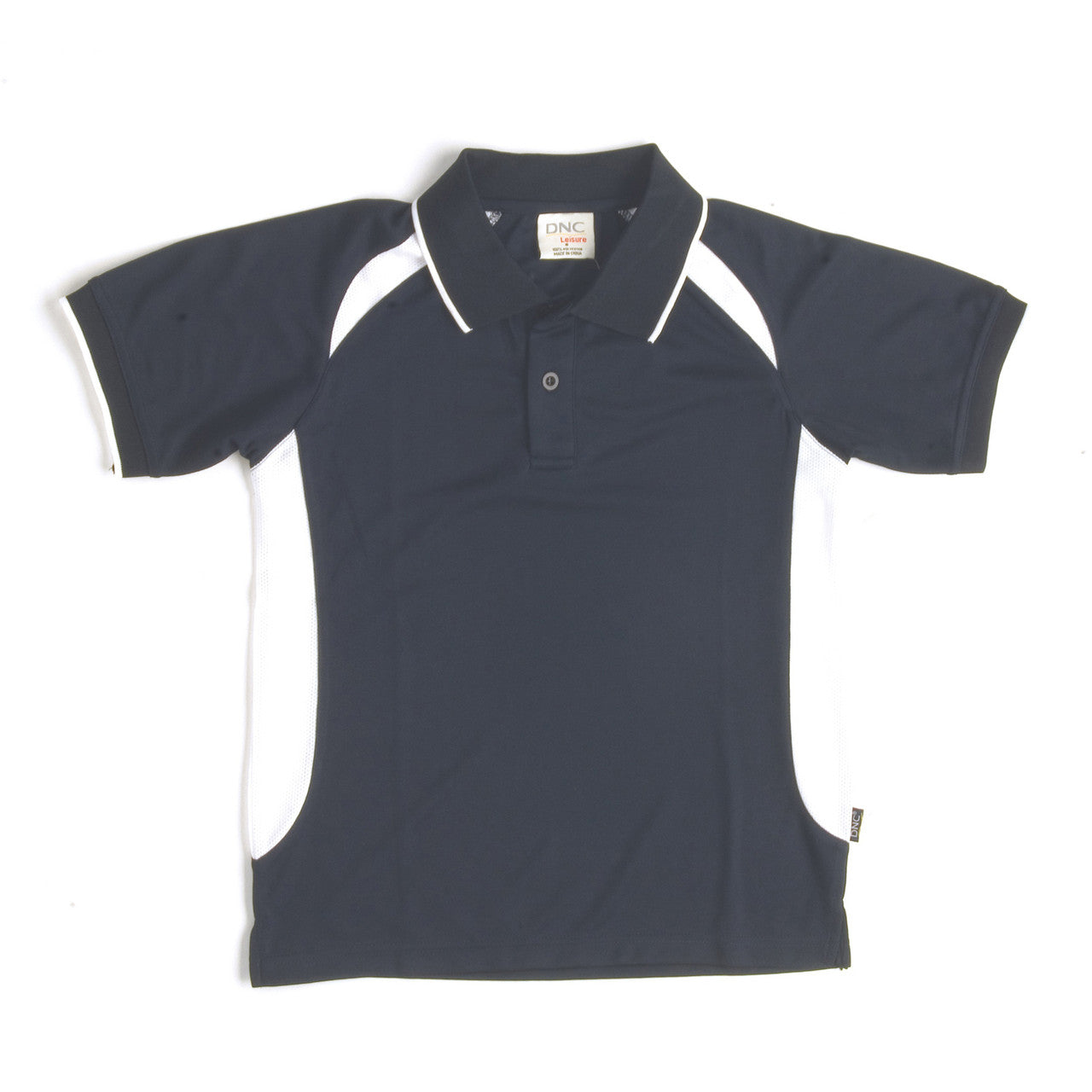 DNC Adults Air Flow Contrast Raglan Mesh Polo 5262
