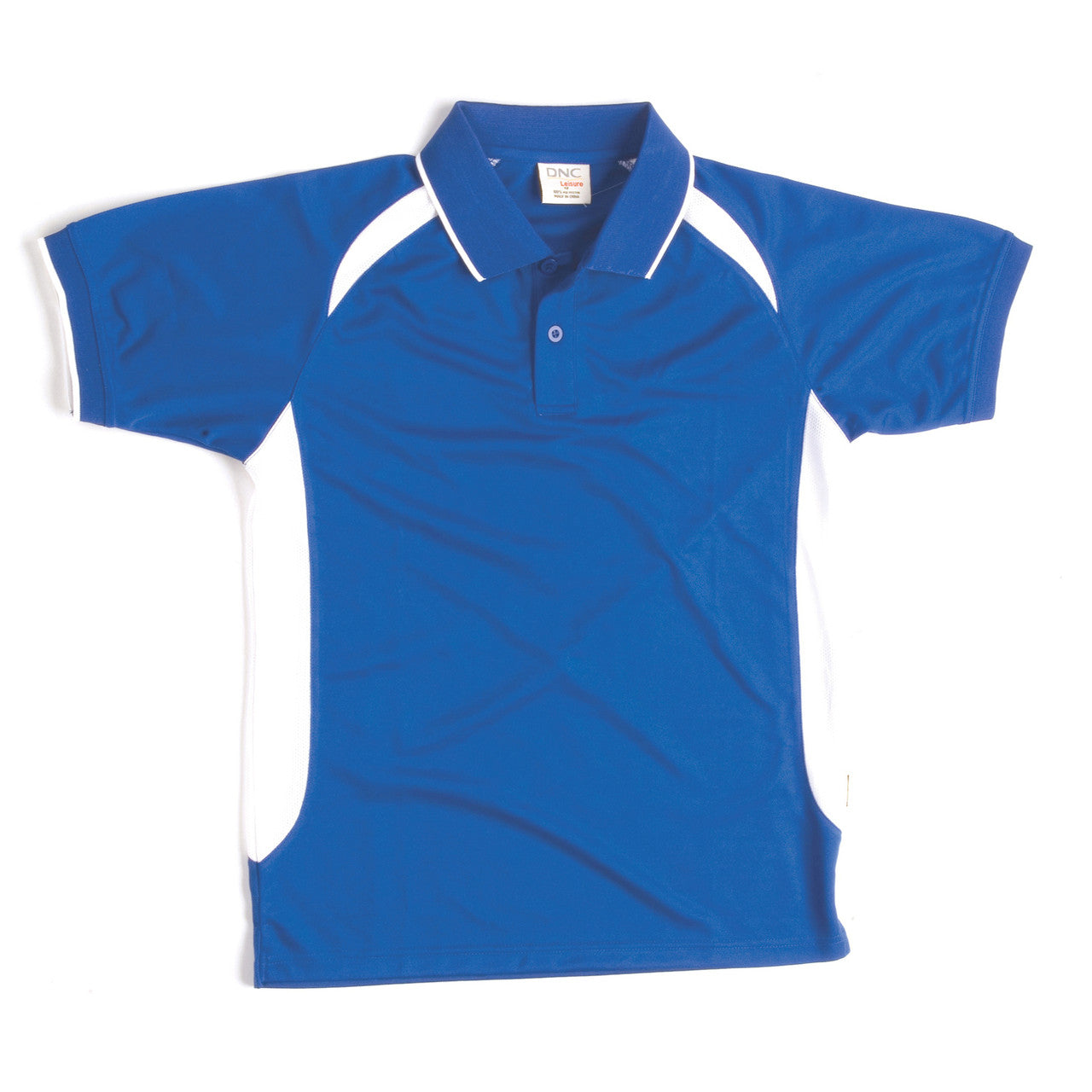 DNC Adults Air Flow Contrast Raglan Mesh Polo 5262