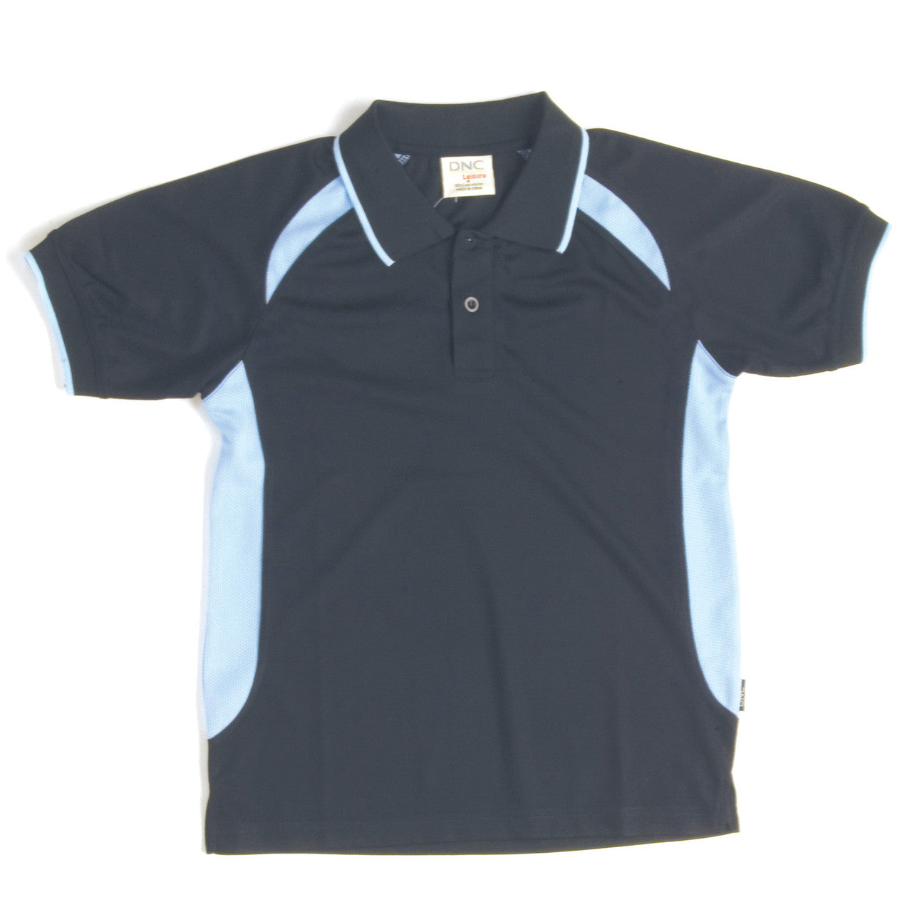 DNC Adults Air Flow Contrast Raglan Mesh Polo 5262