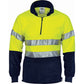 DNC HiVis Two Tone 1/2 Zip Polar Fleece with CSR R/Tape 3829