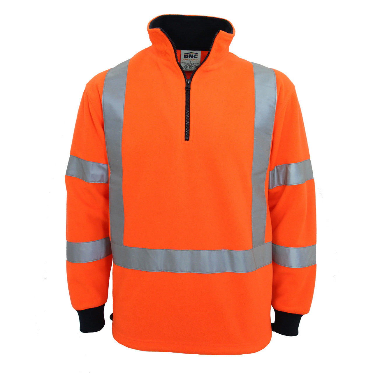 DNC Hivis "X" back & Biomotion taped Polar Fleece 3730
