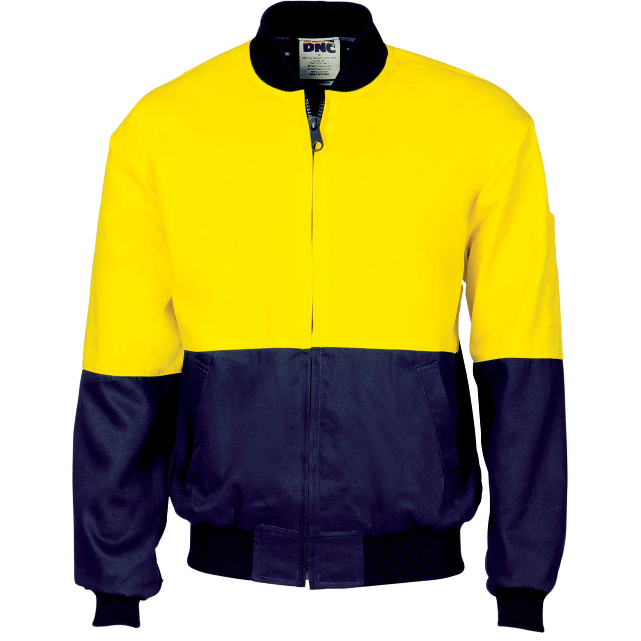 DNC HiVis Two Tone Cott on Bomber Jacket 3757