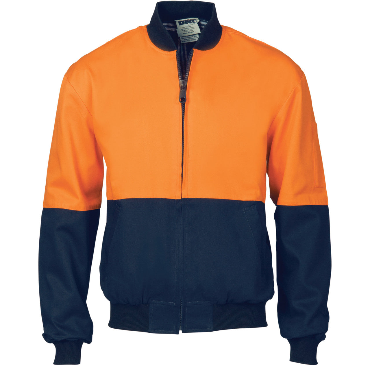 DNC HiVis Two Tone Cott on Bomber Jacket 3757