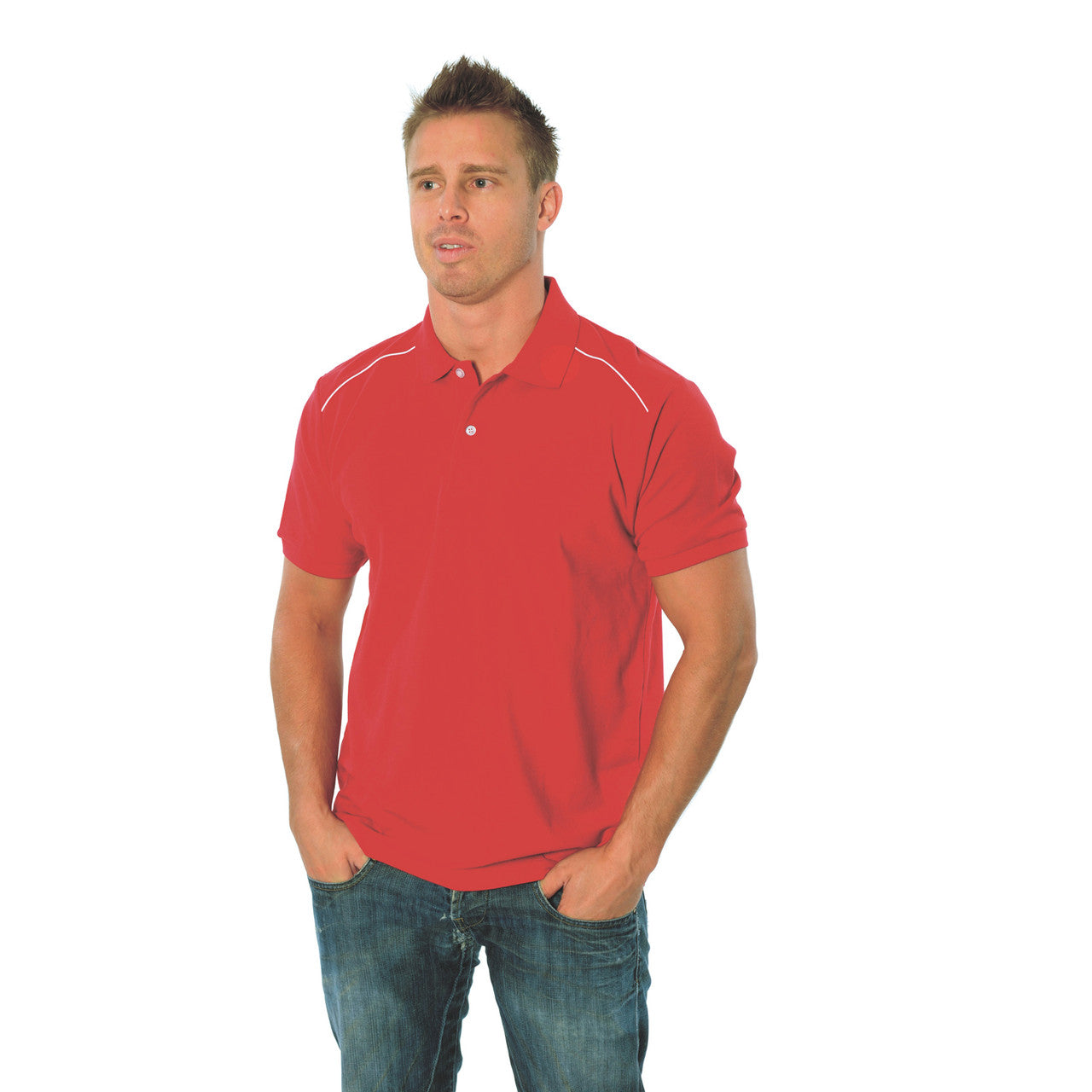 DNC Mens Cotton Rich Paris Polo 5257