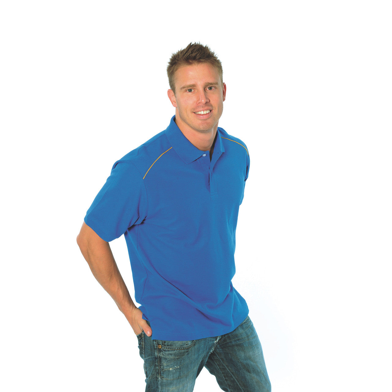 DNC Mens Cotton Rich Paris Polo 5257