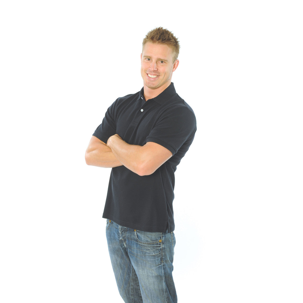 DNC Mens Cotton Rich New York Polo 5256