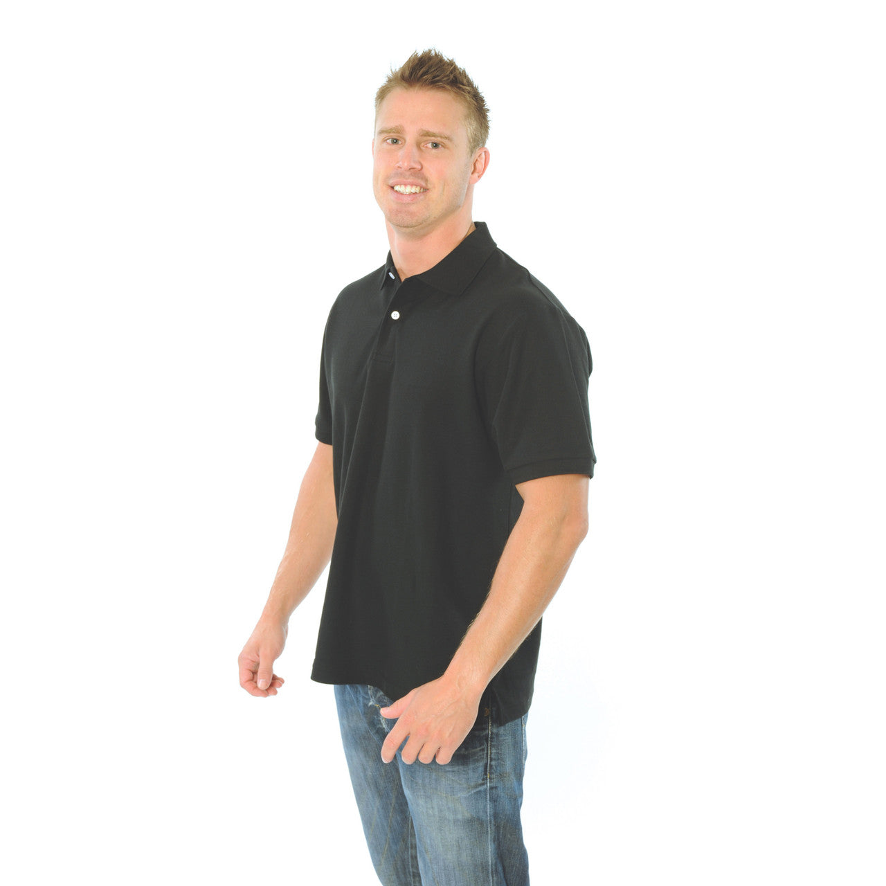 DNC Mens Cotton Rich New York Polo 5256