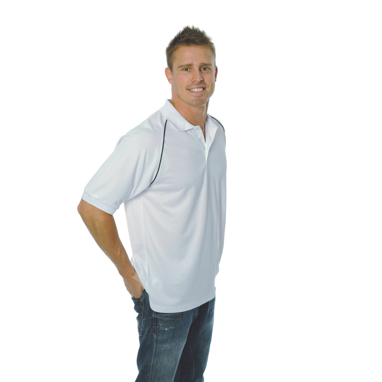 DNC Mens Cool Breathe Rome Polo 5267