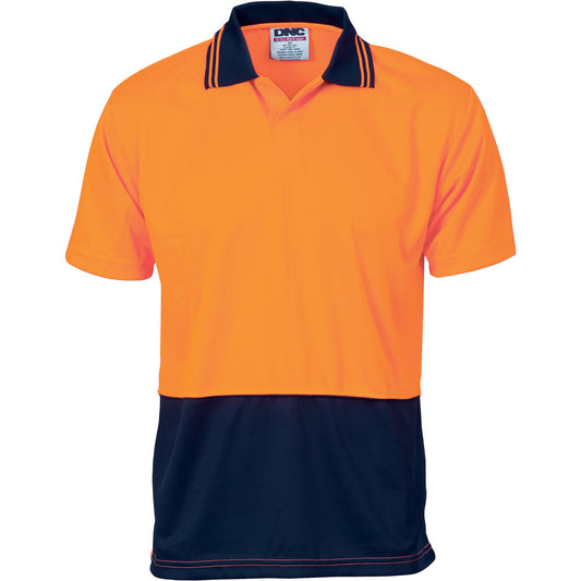DNC HiVis Two Tone Food Industry Polo - Short Sleeve 3903