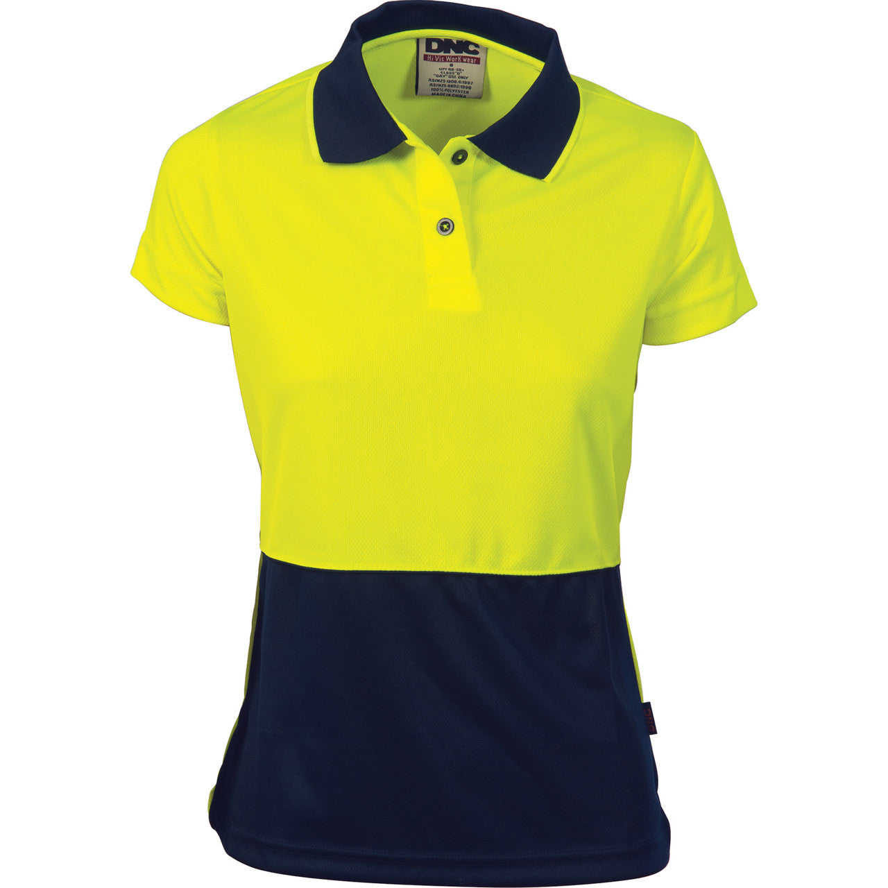 DNC Ladies HiVis Two Tone Polo - Short Sleeve 3897