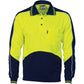 DNC HiVis Cool Breathe Panel Polo Shirt - Long Sleeve 3892