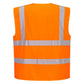 C375 - Hi-Vis Zipped Band and Brace Vest